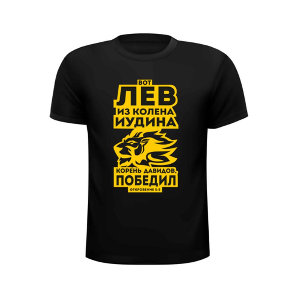 Футболка с библейским текстом на русском и английском языке. ФЧ 2021-09